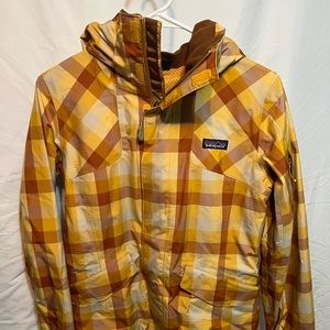 Patagonia Rain Coat Lined H2No Removable Hooded Jacket Ski Coat Women's X-Small